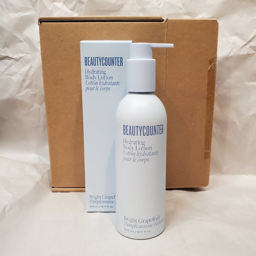 NIB Beautycounter Hydrating Body Lotion Bright Grapefruit 8.11 oz/240ml